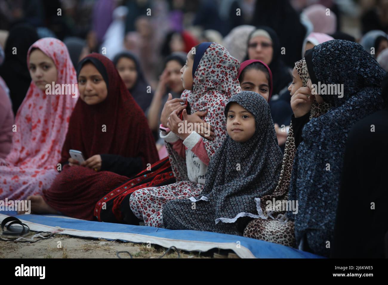 Muslims In Gaza May 1, 2022, Gaza City, The Gaza Strip, Palestine: Palestinian Muslim ...