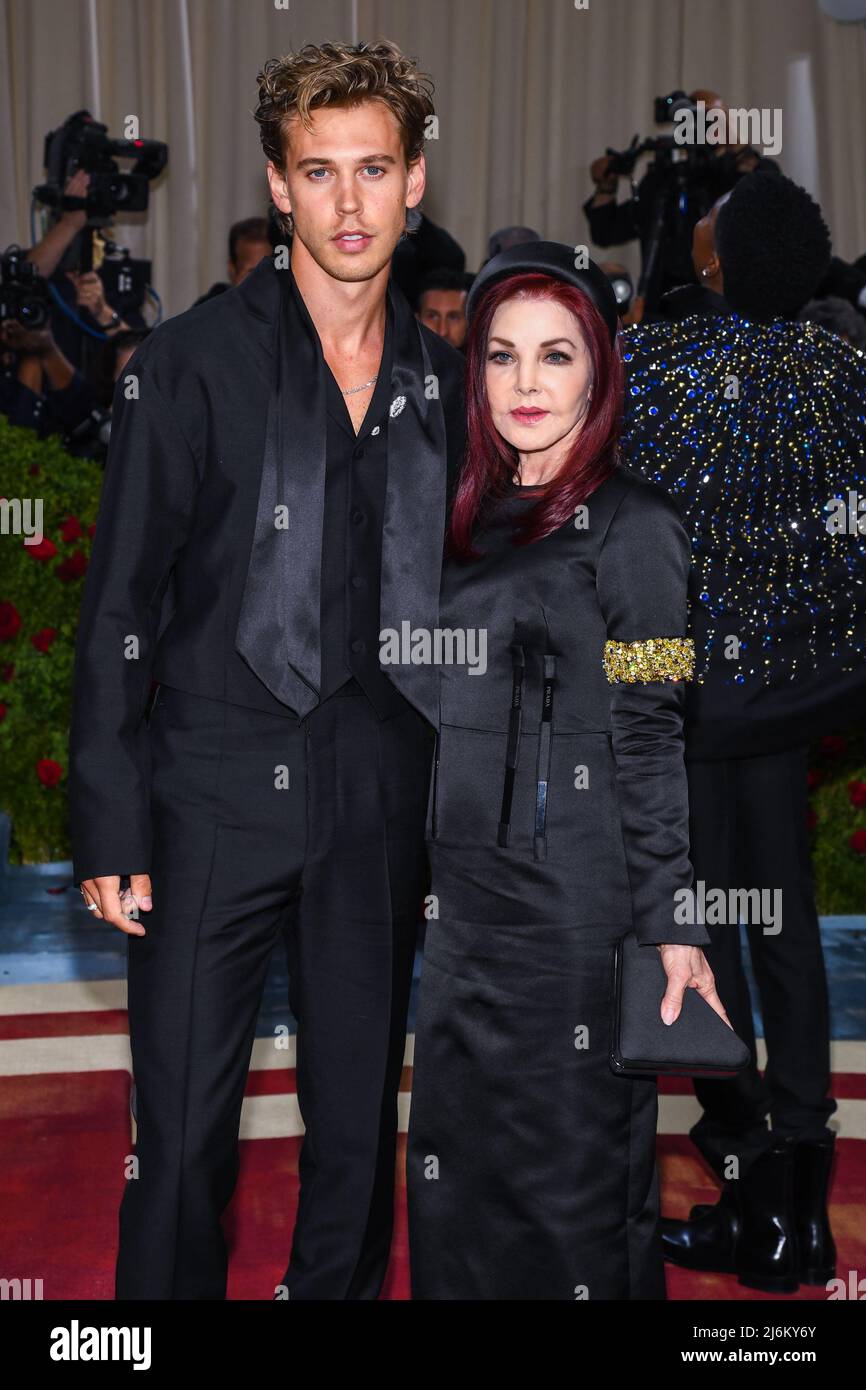 New York, USA. 2nd May, 2022. Austin Butler and Priscilla Presley