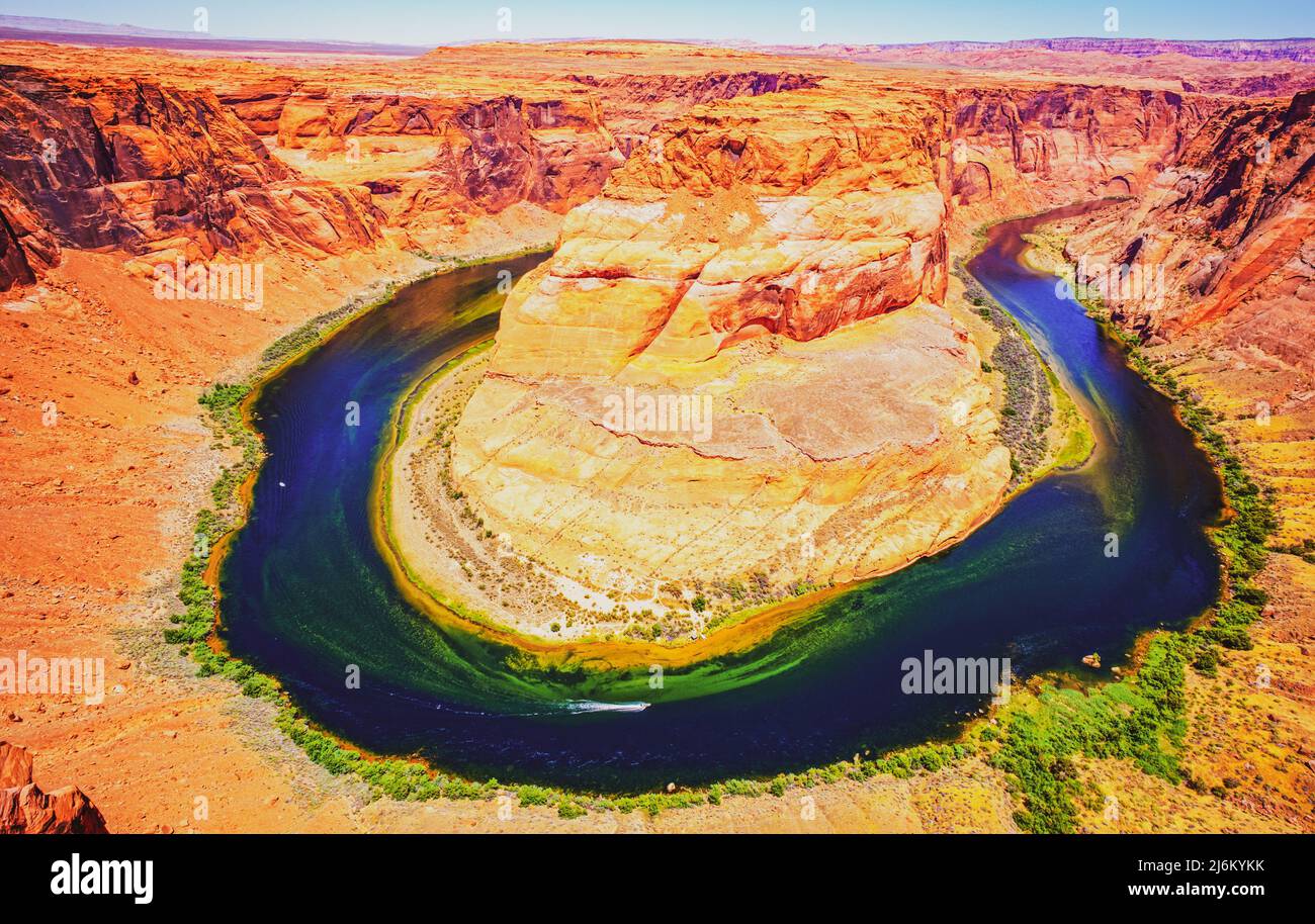 Horseshoe Bend, Page, Arizona. Horse Shoe Bend on Colorado River, Grand