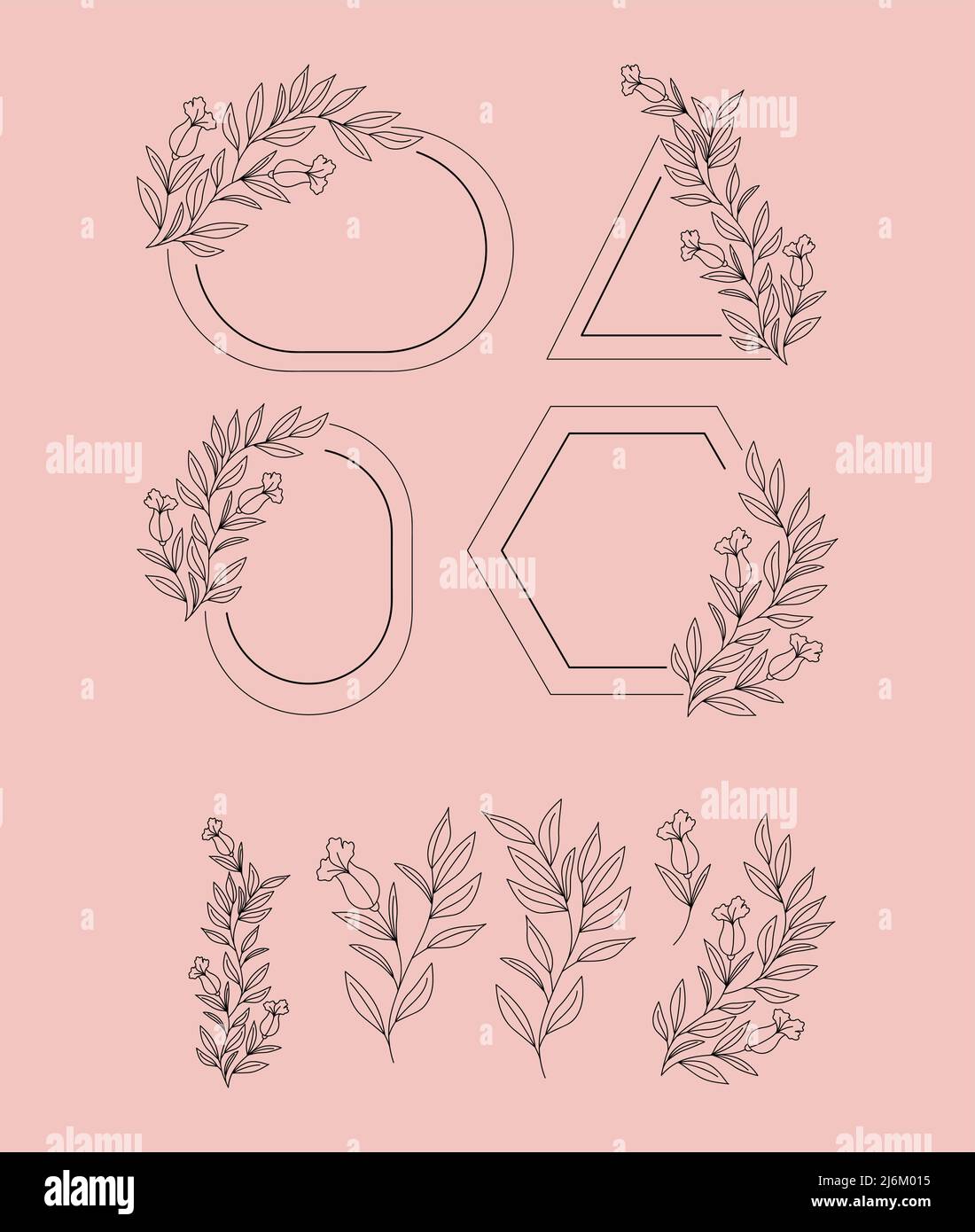 branches and luxury frames Stock Vector Image & Art - Alamy