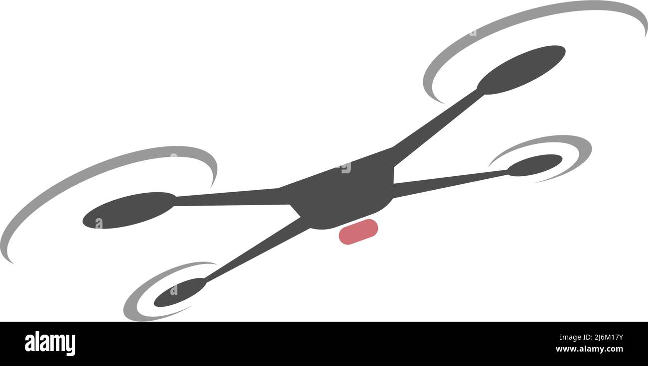 Drone icon logo design illustration vector template Stock Vector