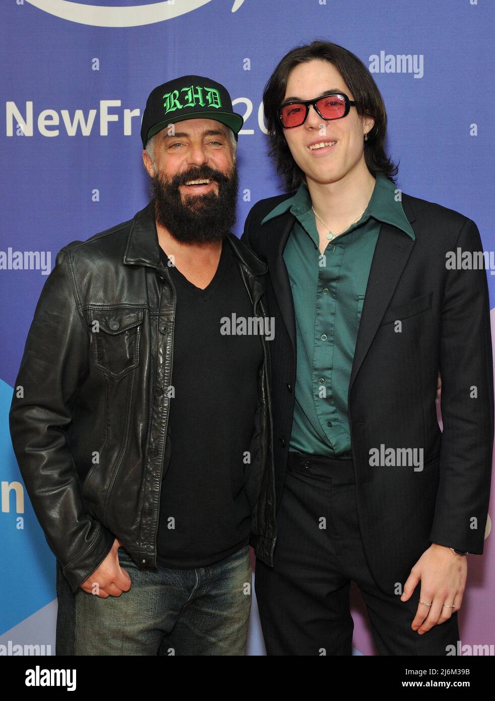 New York, USA. 02nd May, 2022. L-R: Titus Welliver and Quinn Welliver