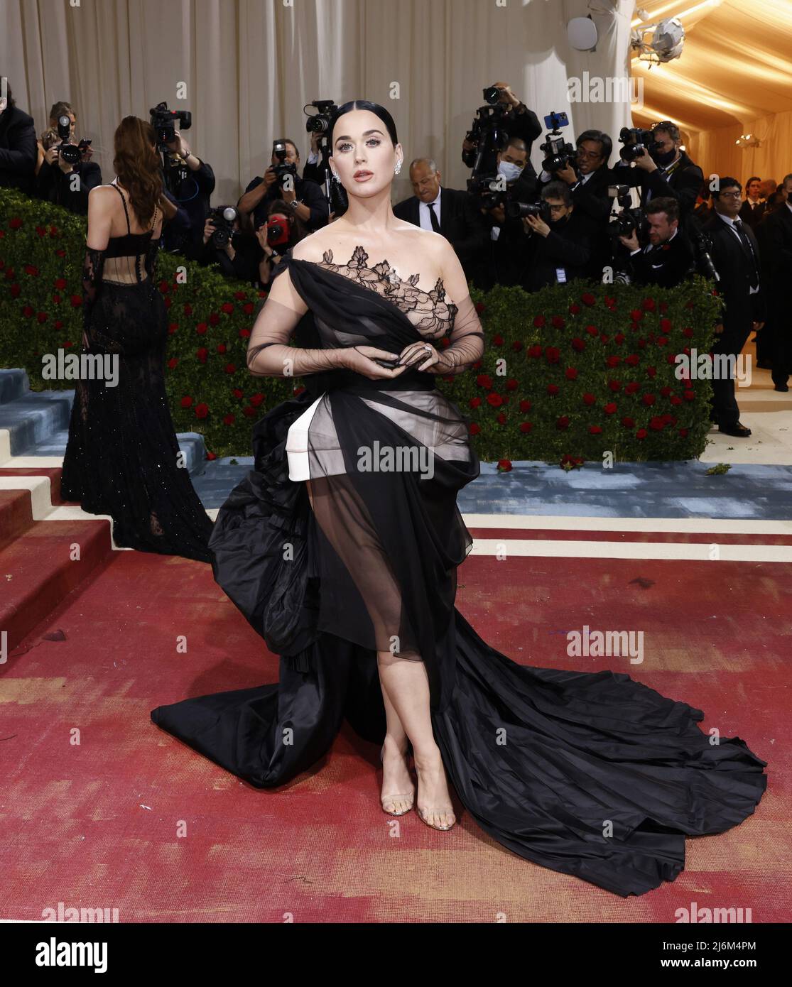 Katy Perry arrives on the red carpet for The Met Gala at The