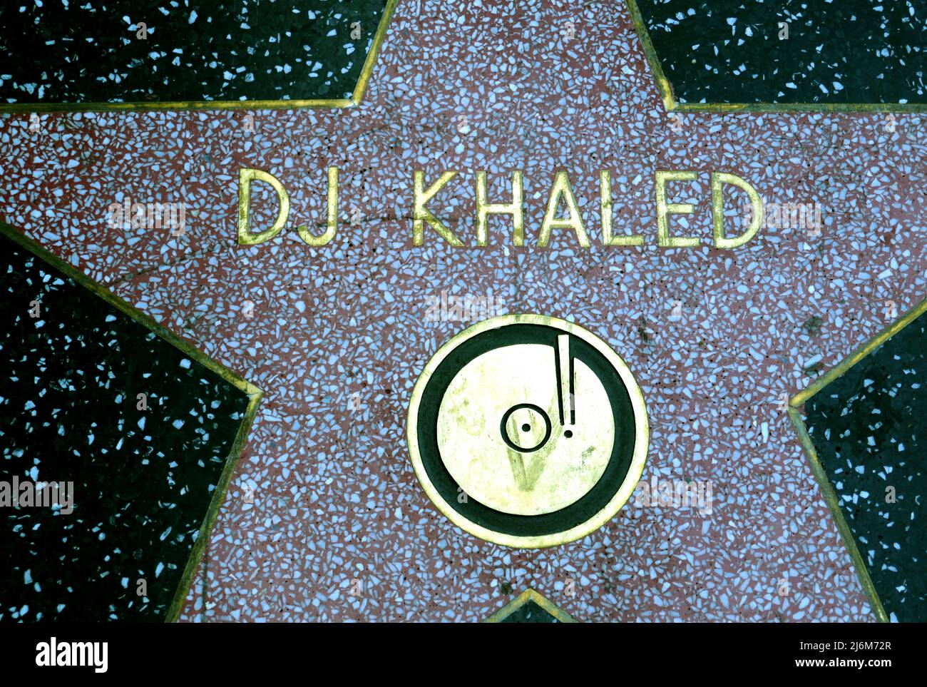 Los Angeles, California, USA 25th April 2022 DJ Khaled's Star on the