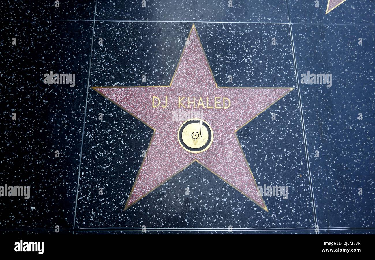 Los Angeles, California, USA 25th April 2022 DJ Khaled's Star on the
