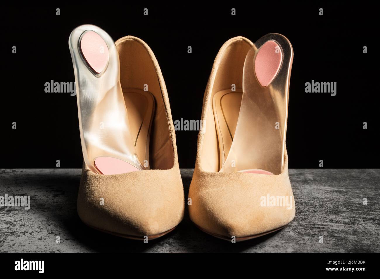 Soft orthopedic silicone insoles 