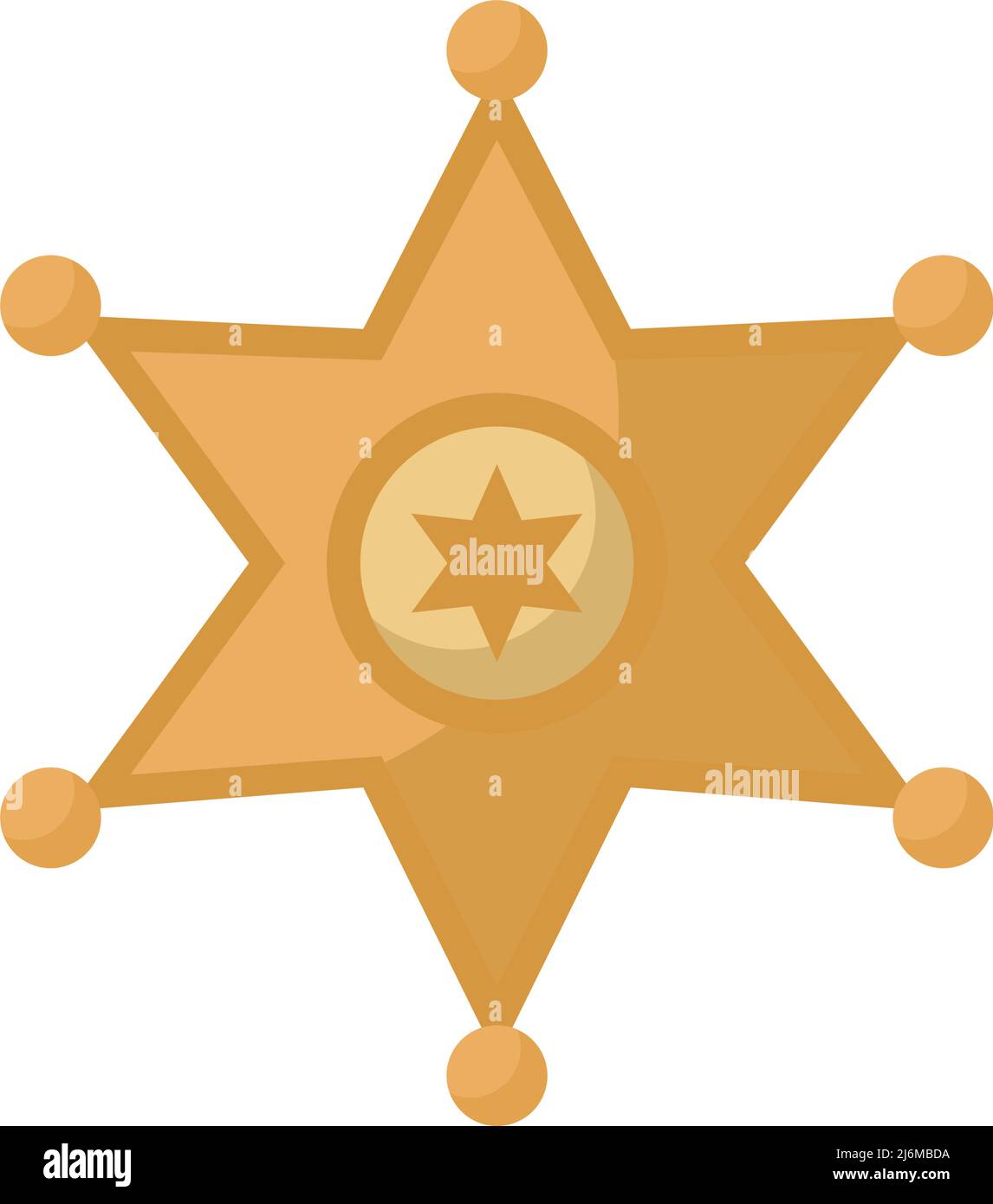 sheriff star design Stock Vector Image & Art - Alamy