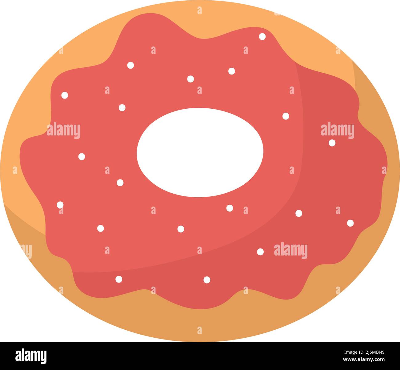 pink donut illustration Stock Vector Image & Art - Alamy
