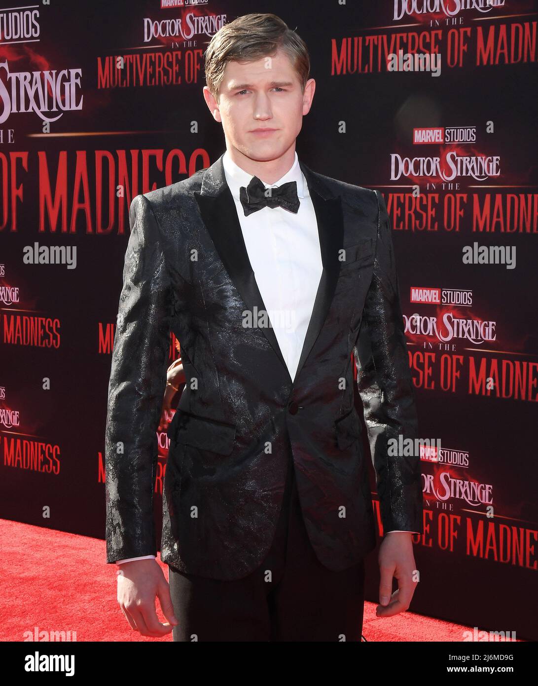 Los Angeles, USA. 02nd May, 2022. Adam Hugill arrives at the Marvel ...