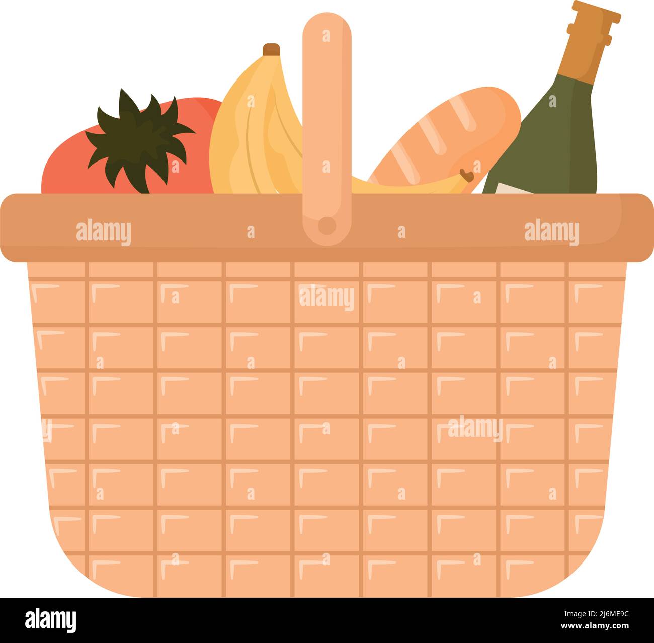 picnic basket design Stock Vector Image &amp; Art - Alamy