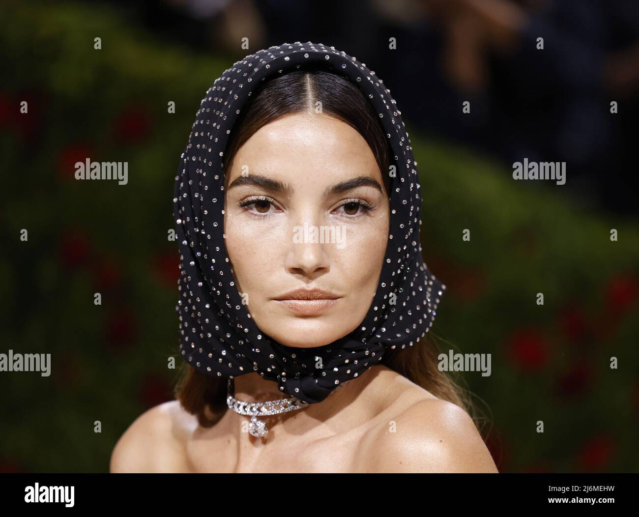 New York, United States. 03rd May, 2022. Lily Aldridge arrives on the red carpet for The Met Gala at The Metropolitan Museum of Art celebrating the Costume Institute opening of 'In America: An Anthology of Fashion' in New York City on Monday, May 2, 2022. Photo by John Angelillo/UPI Credit: UPI/Alamy Live News Stock Photo
