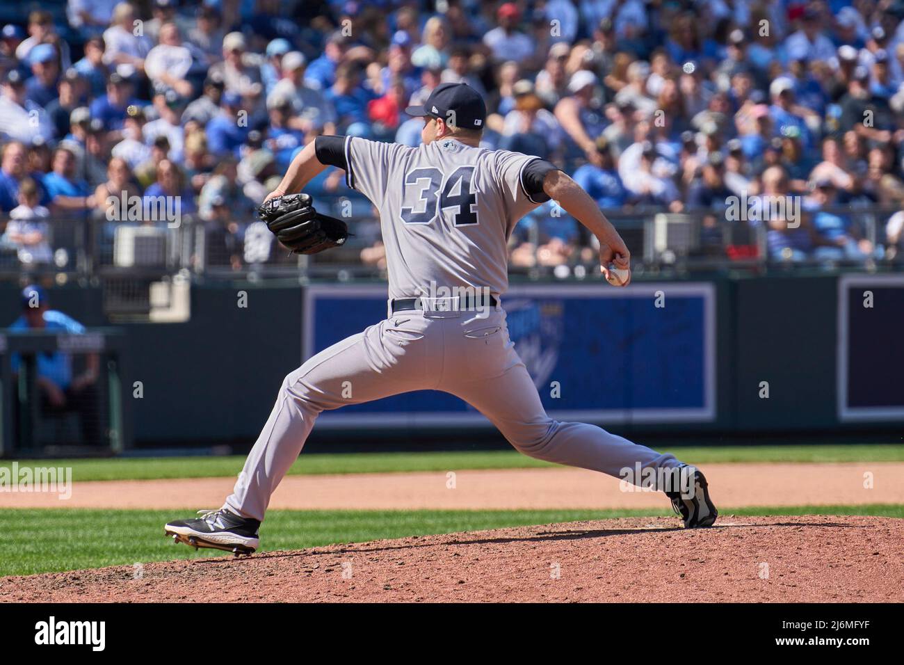 May 1 2022 New York pitcher Michael King (34) throws a pitch during