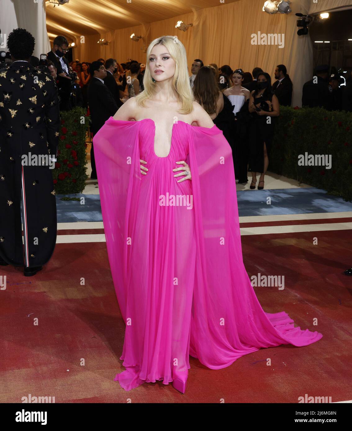 New York, United States. 03rd May, 2022. Nicola Peltz arrives on the red carpet for The Met Gala at The Metropolitan Museum of Art celebrating the Costume Institute opening of 'In America: An Anthology of Fashion' in New York City on Monday, May 2, 2022. Photo by John Angelillo/UPI Credit: UPI/Alamy Live News Stock Photo