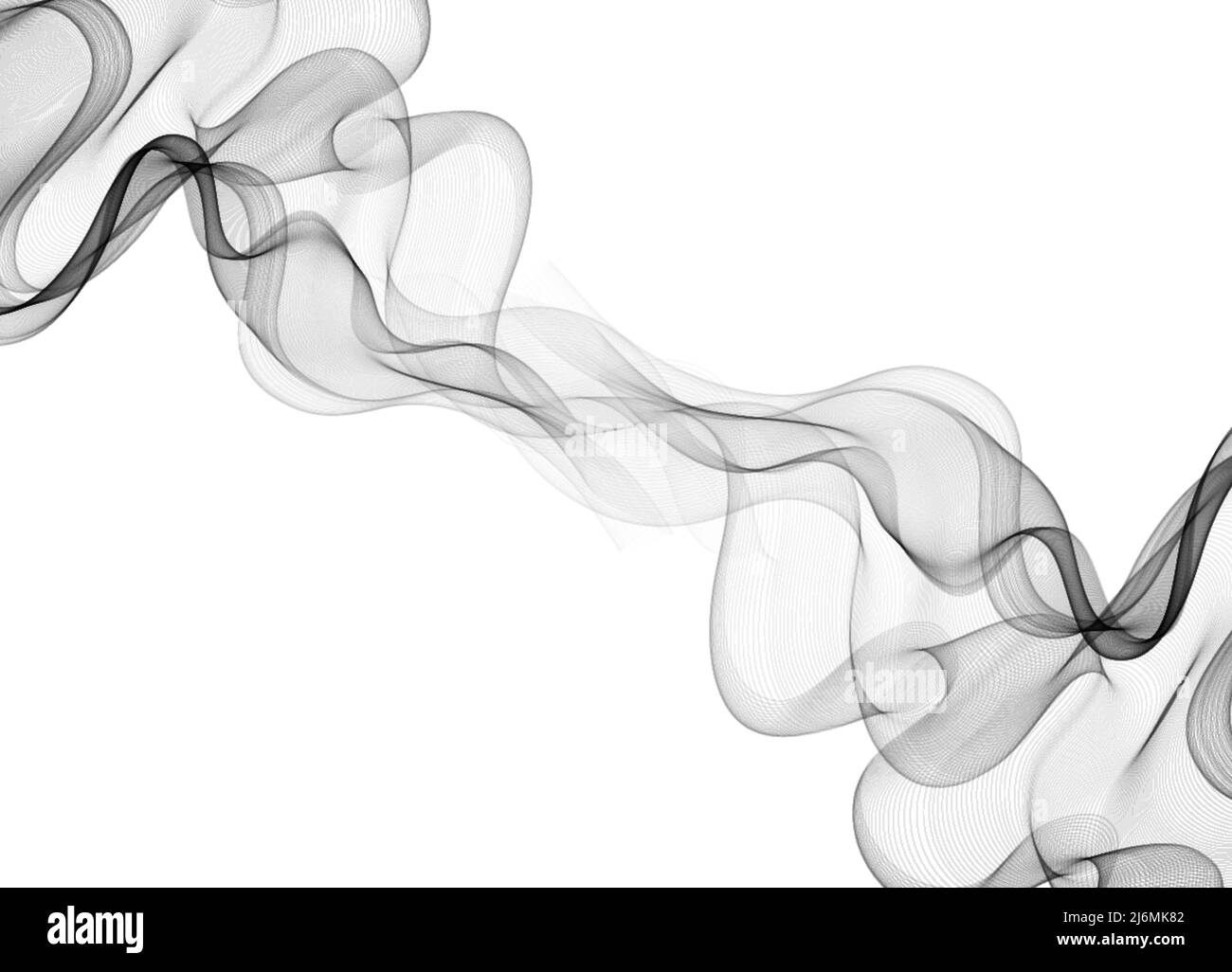 Vector abstract flowing wave lines isolated on white background. Design ...