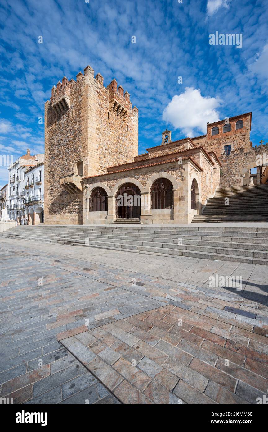 Panoramic view of Caceres, Extremadura, Spain. High quality photo. Stock Photo