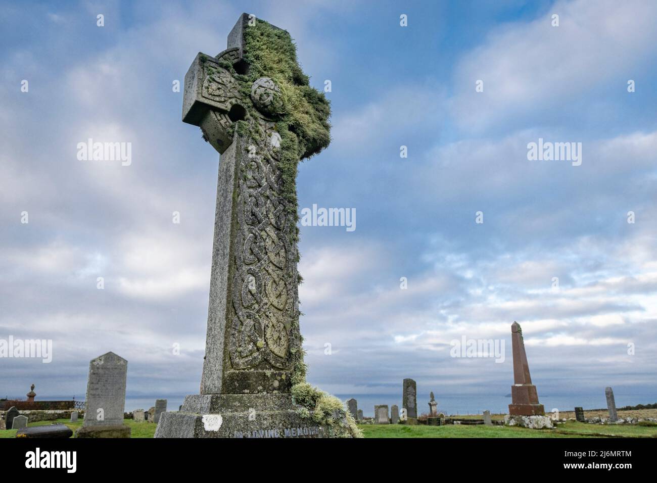 Kilmuir Cemetery, Kilmuir, ( Cille Mhoire ),West Coast of the Trotternish Peninsula, Isle of
