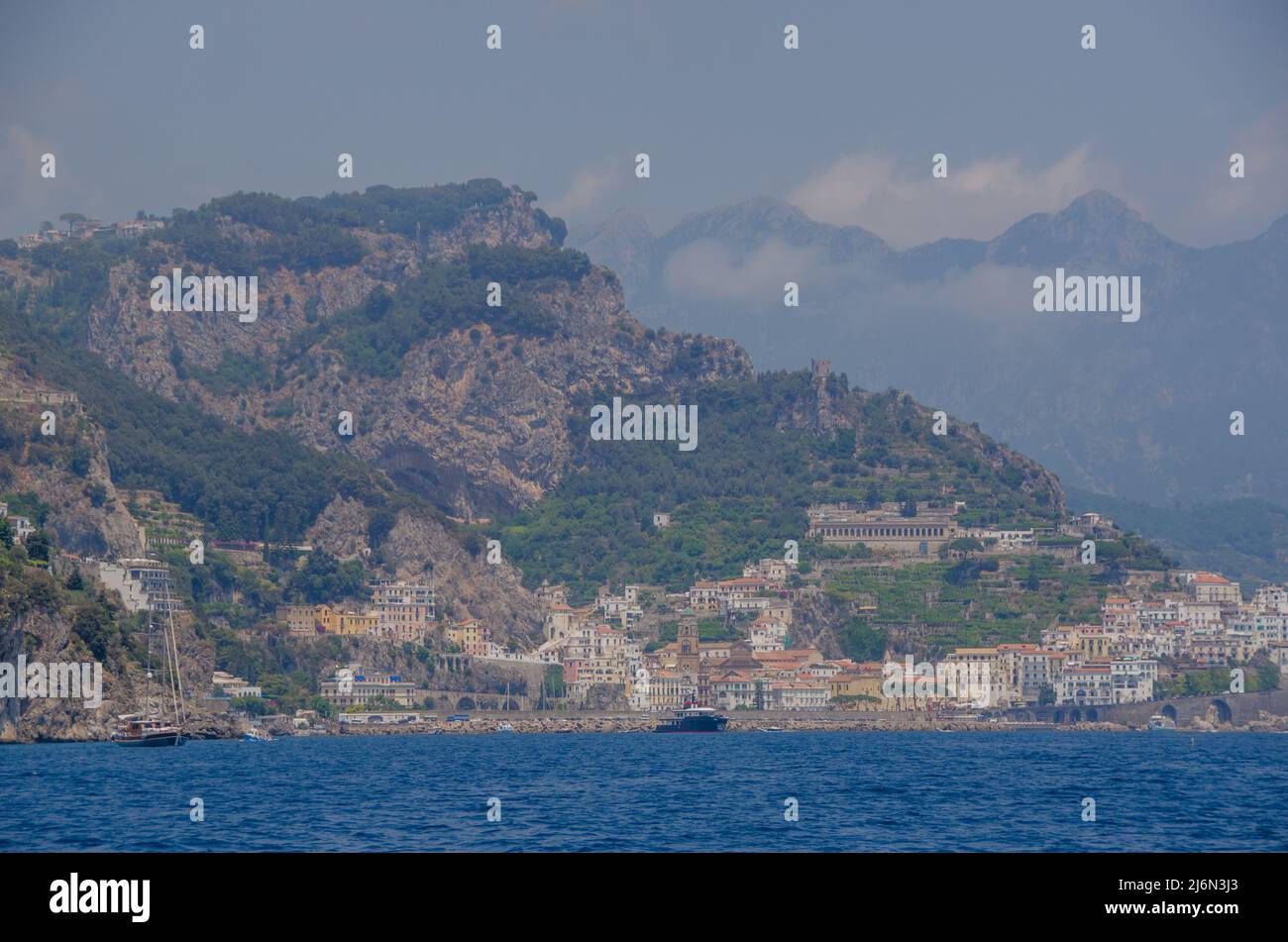 Amalfi coast boat tours hi-res stock photography and images - Alamy