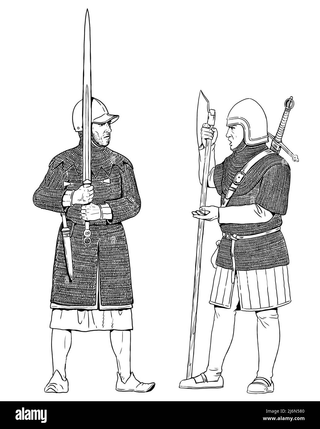 ih04_gallowglass  Historical irish clothing, Celtic clothing, Warriors  illustration