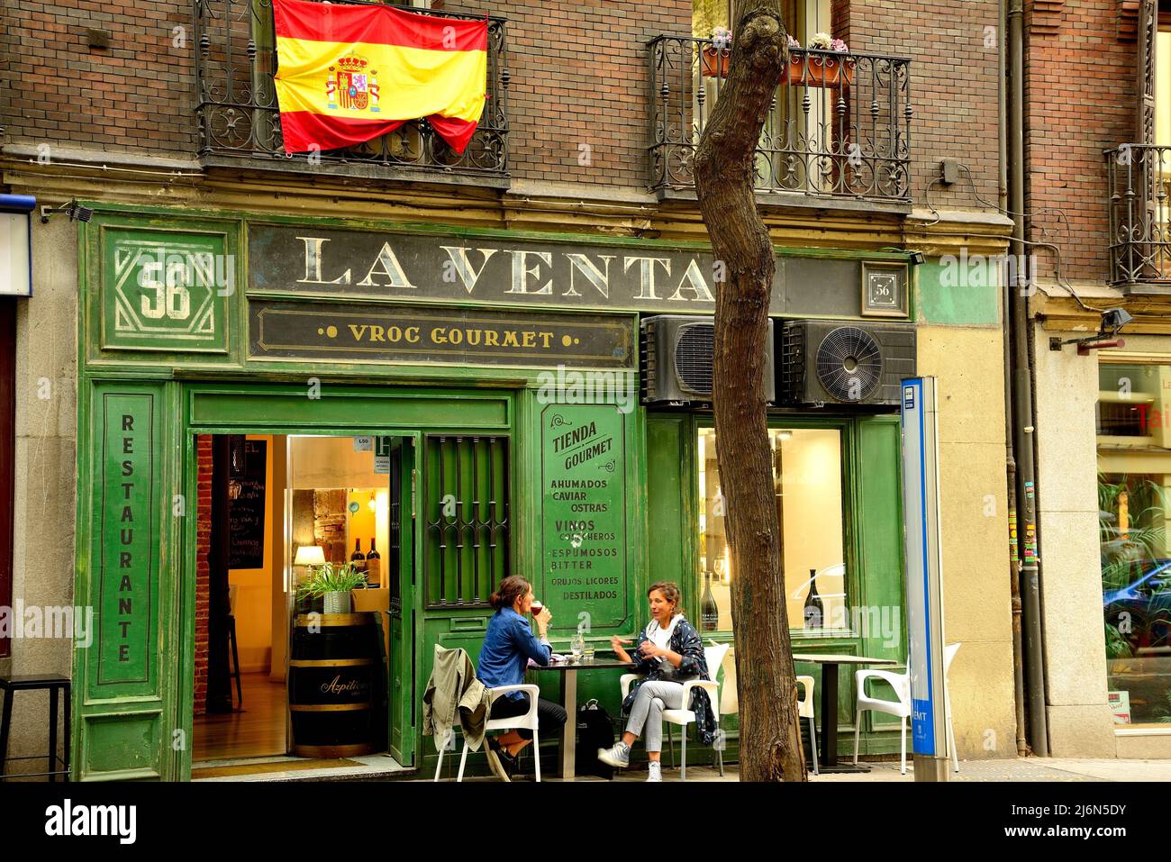 La Venta bar in Salamanca's neighborhood, Madrid, Spain Stock Photo Alamy