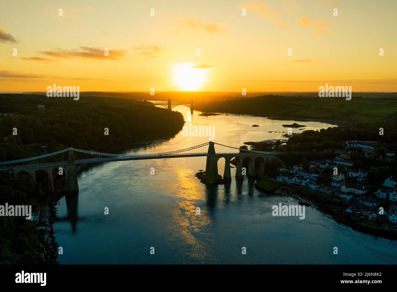 The Menai Strait Stock Photo Alamy