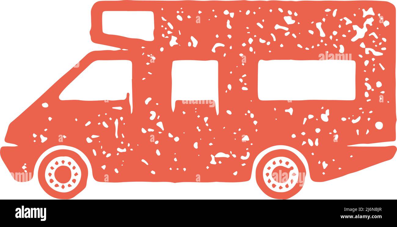 Retro Rv Texture Retro camper car family outdoor summer travel, tourism, adventure ...