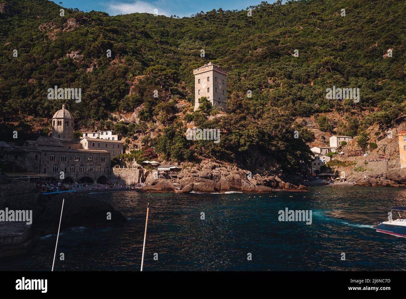 SAN FRUTTUOSO, ITALY - JULY 2021: The ancient monastery on the ...