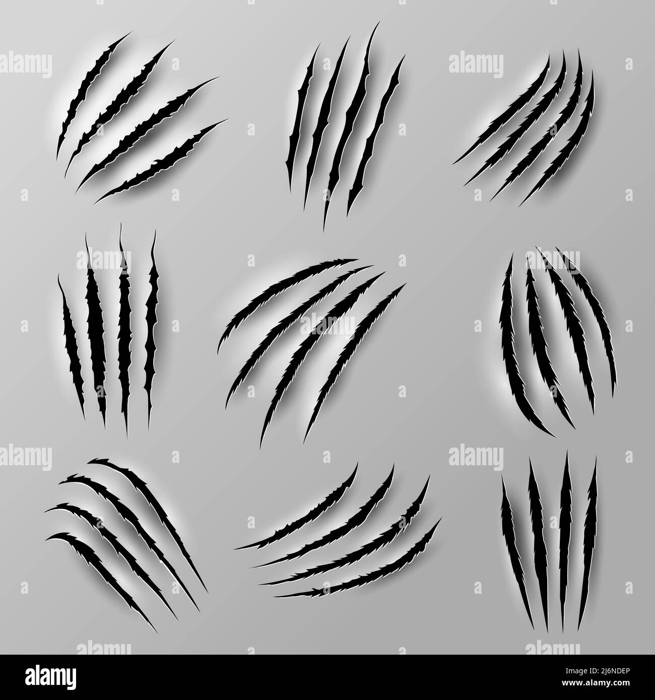 Claw mark from cat Stock Vector Images Alamy