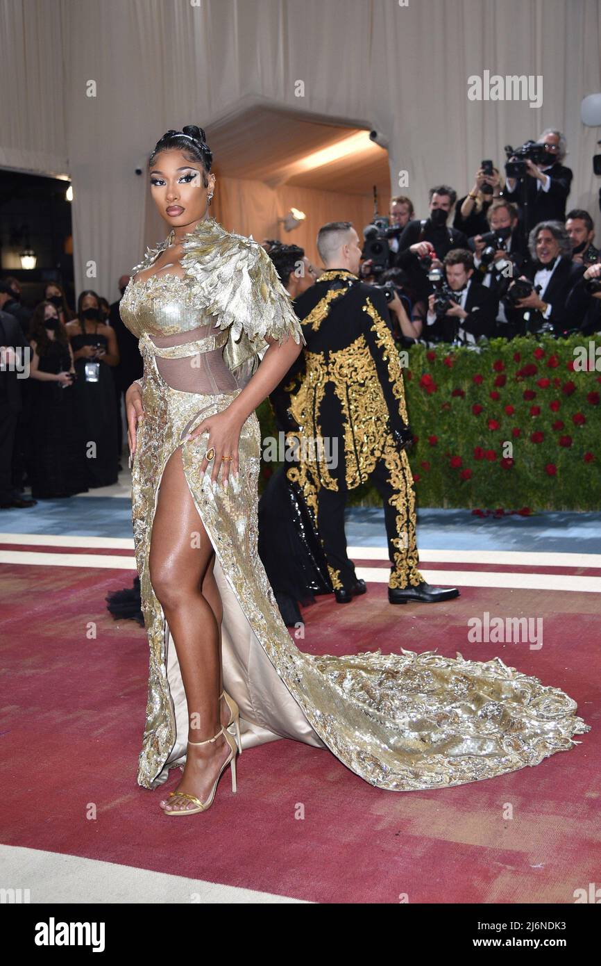 Megan Thee Stallion at arrivals for Met Gala Costume Institute Benefit