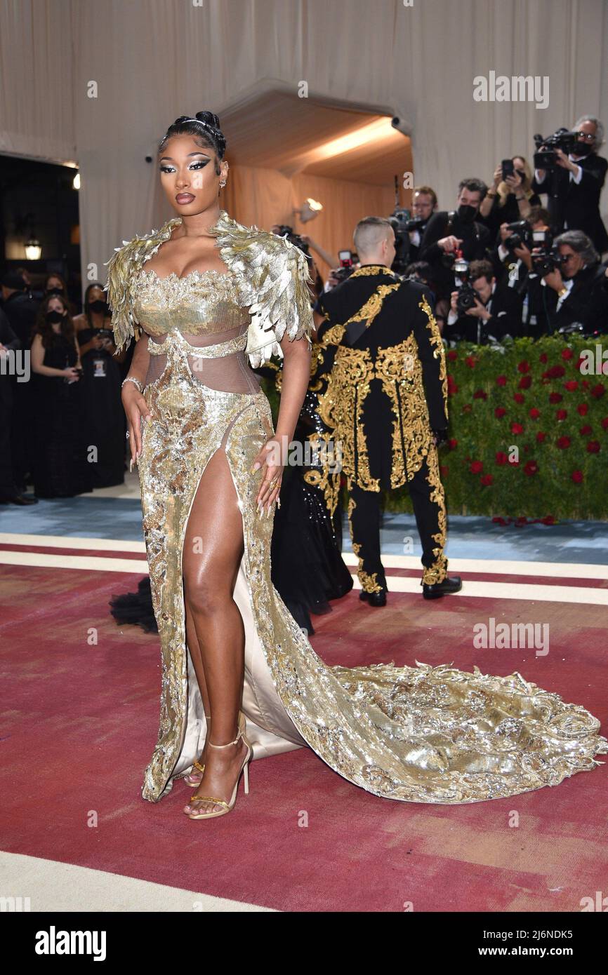 Megan Thee Stallion at arrivals for Met Gala Costume Institute Benefit