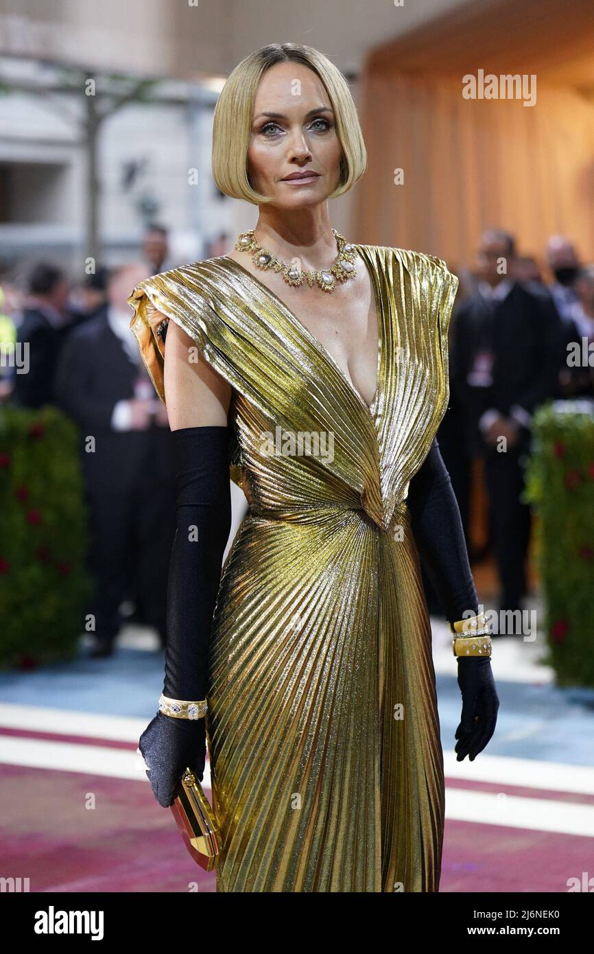 Amber Valletta at arrivals for Met Gala Costume Institute Benefit and
