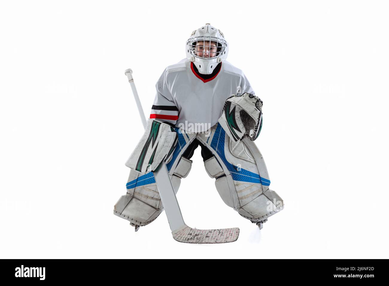 Goalkeeper hockey training Cut Out Stock Images Pictures Alamy