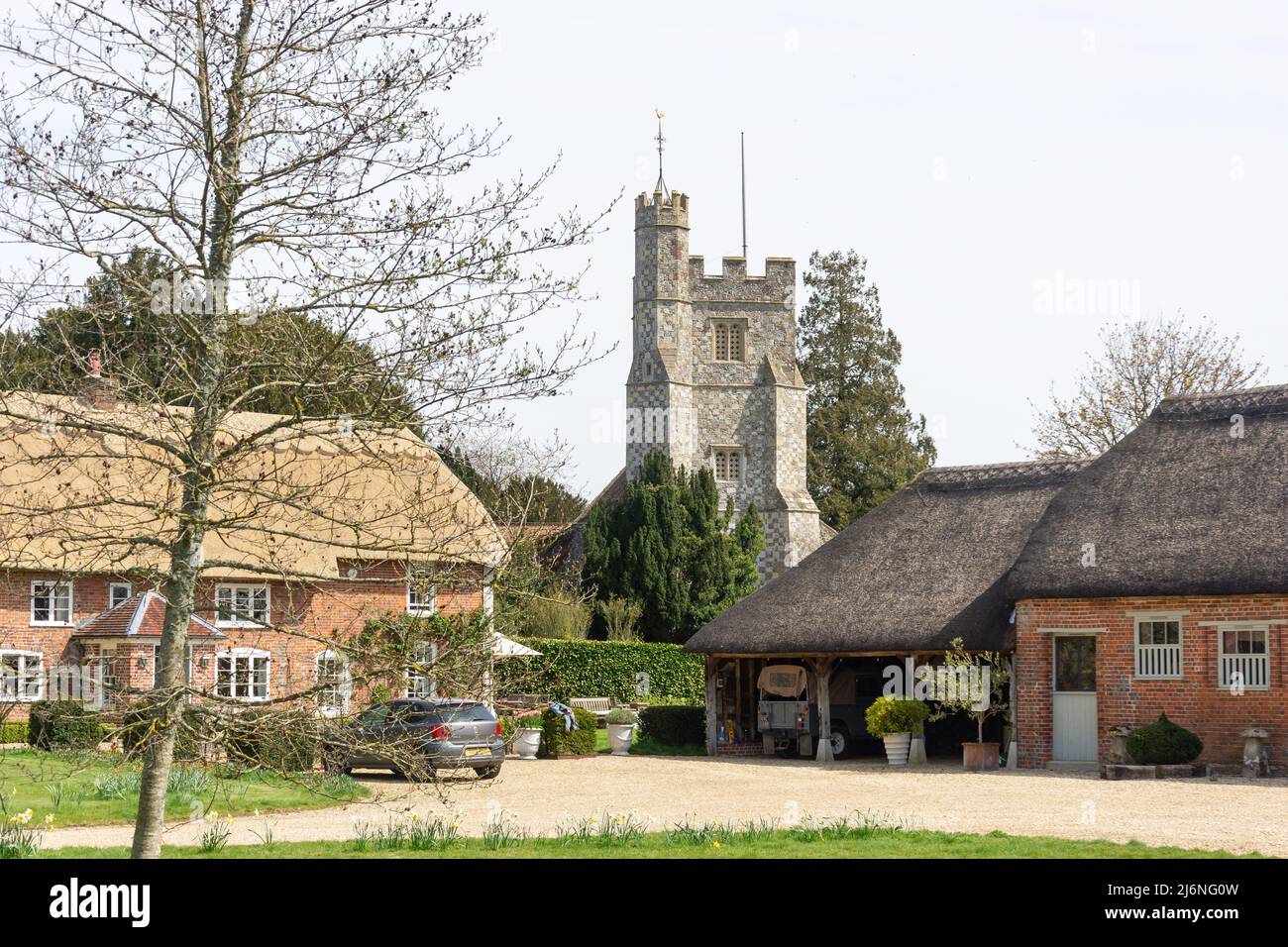 St Nicholas Church, St Nicholas House, Longparish, Hampshire, England