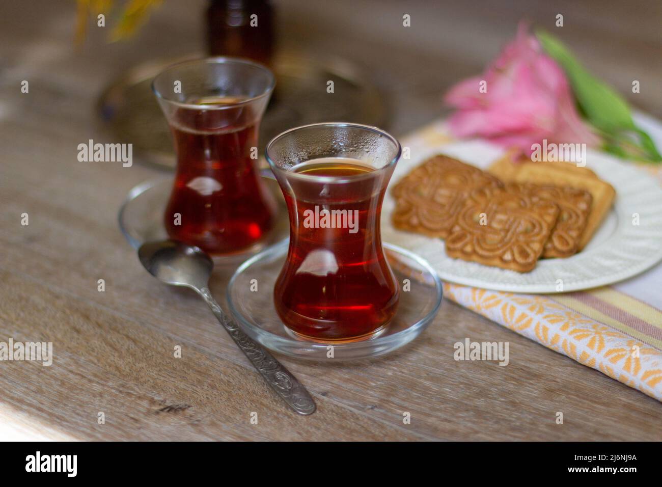Turkish red tea hi-res stock photography and images - Alamy