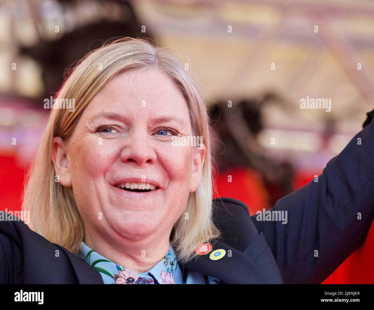 STOCKHOLM, SWEDEN MAY 1, 2022 Prime minister of Sweden, Magdalena