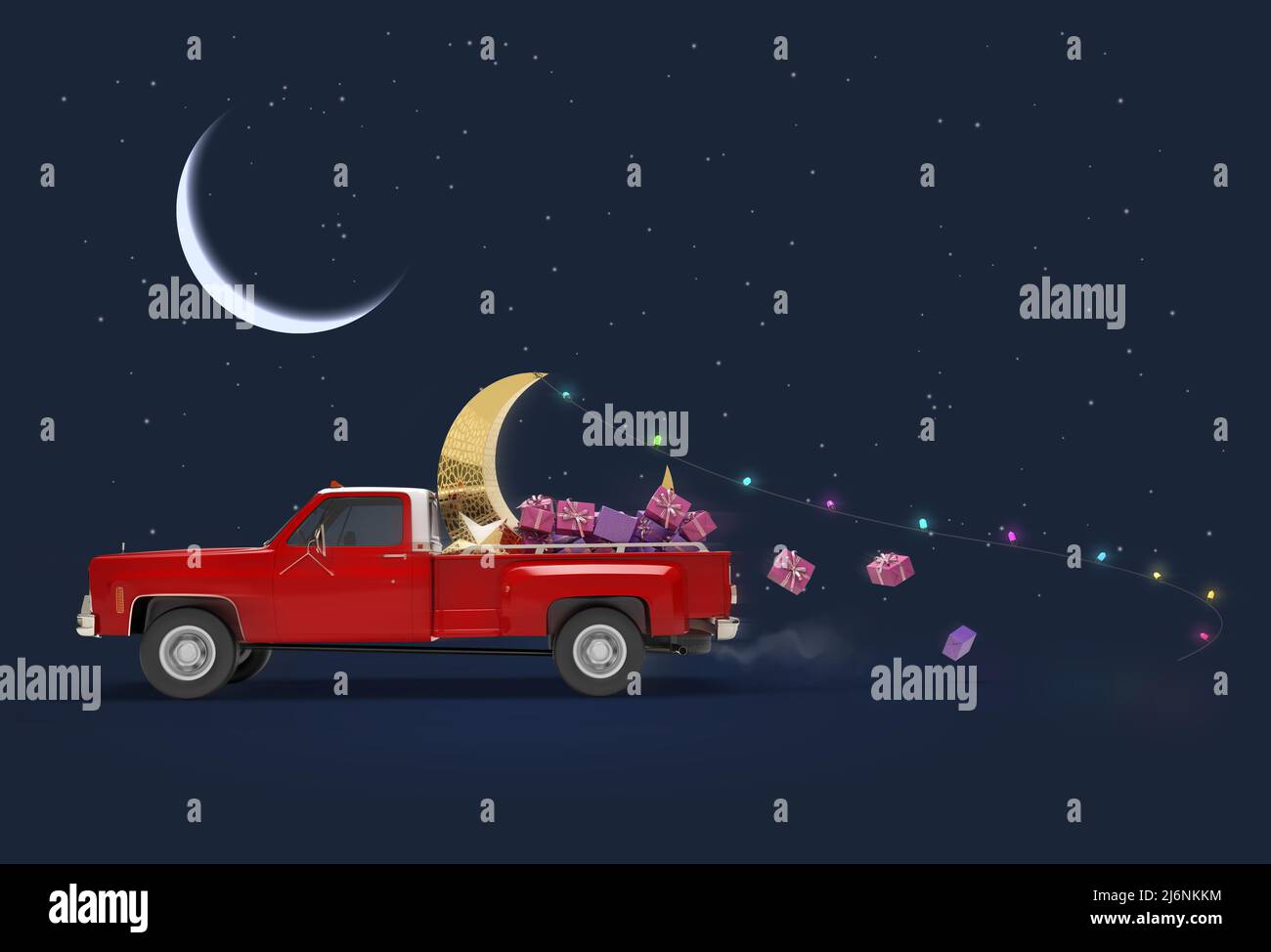 Eid Mubarak greeting card Stock Photo Alamy