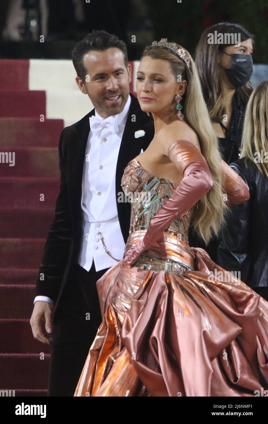 NEW YORK, NEW YORK MAY 02 Ryan Reynolds and Blake Lively at The 2022