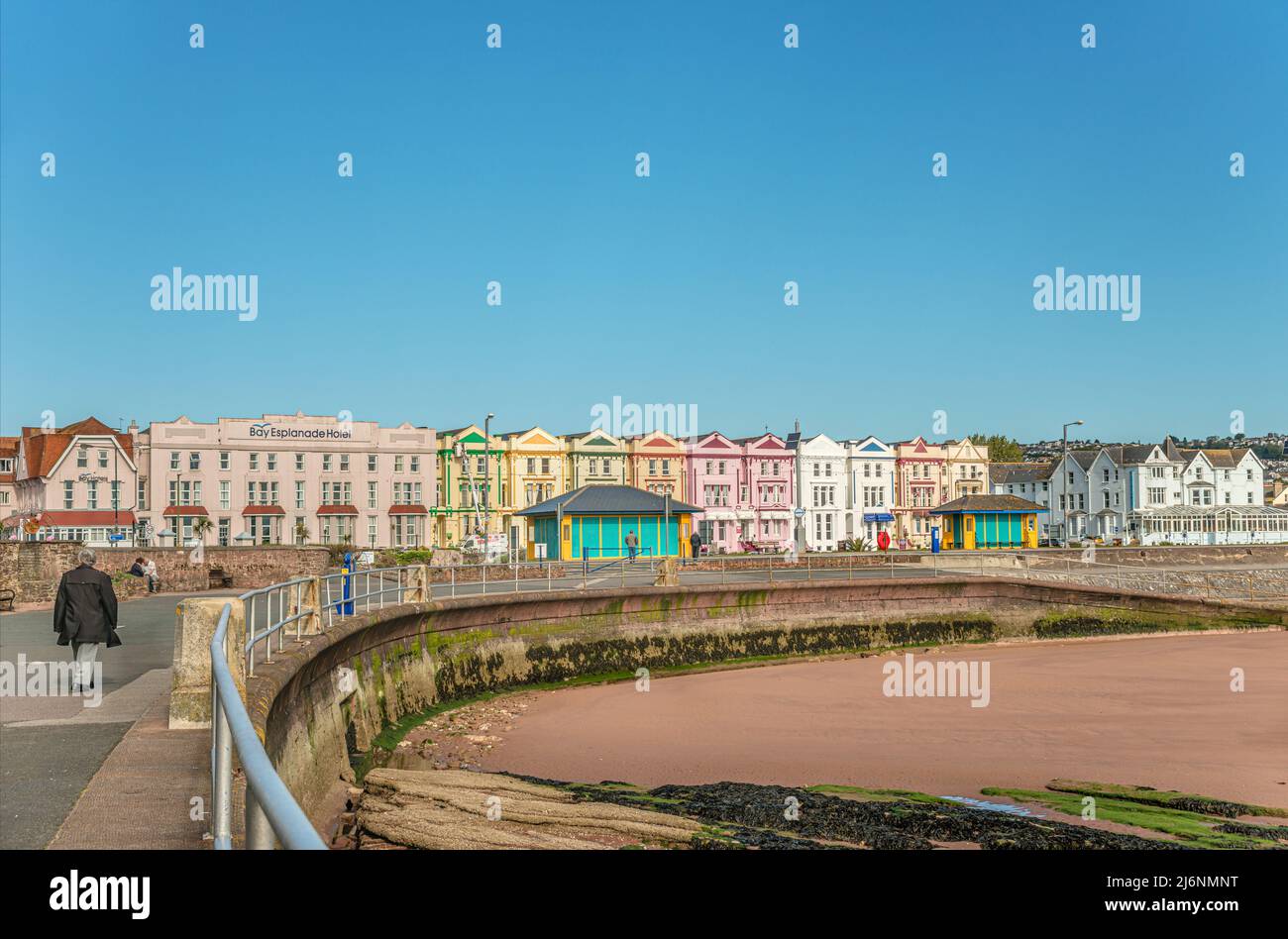 Paignton Seafront and Beach, Torbay, Devon, England, UK Stock Photo