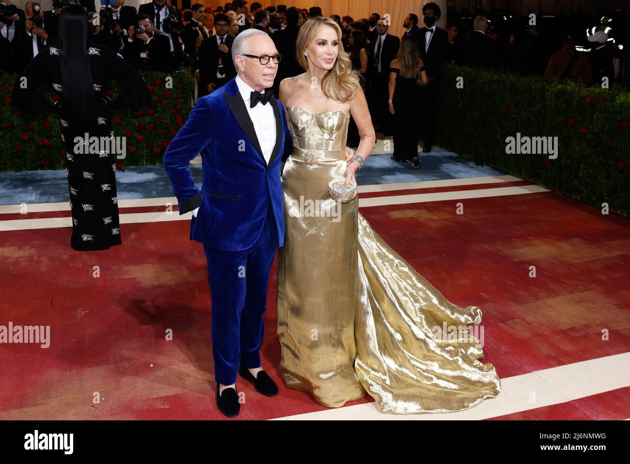 New York, United States. 03rd May, 2022. Tommy Hilfiger and Ocleppo arrive on the red carpet for The Met at The Metropolitan Museum of Art celebrating the Costume Institute opening