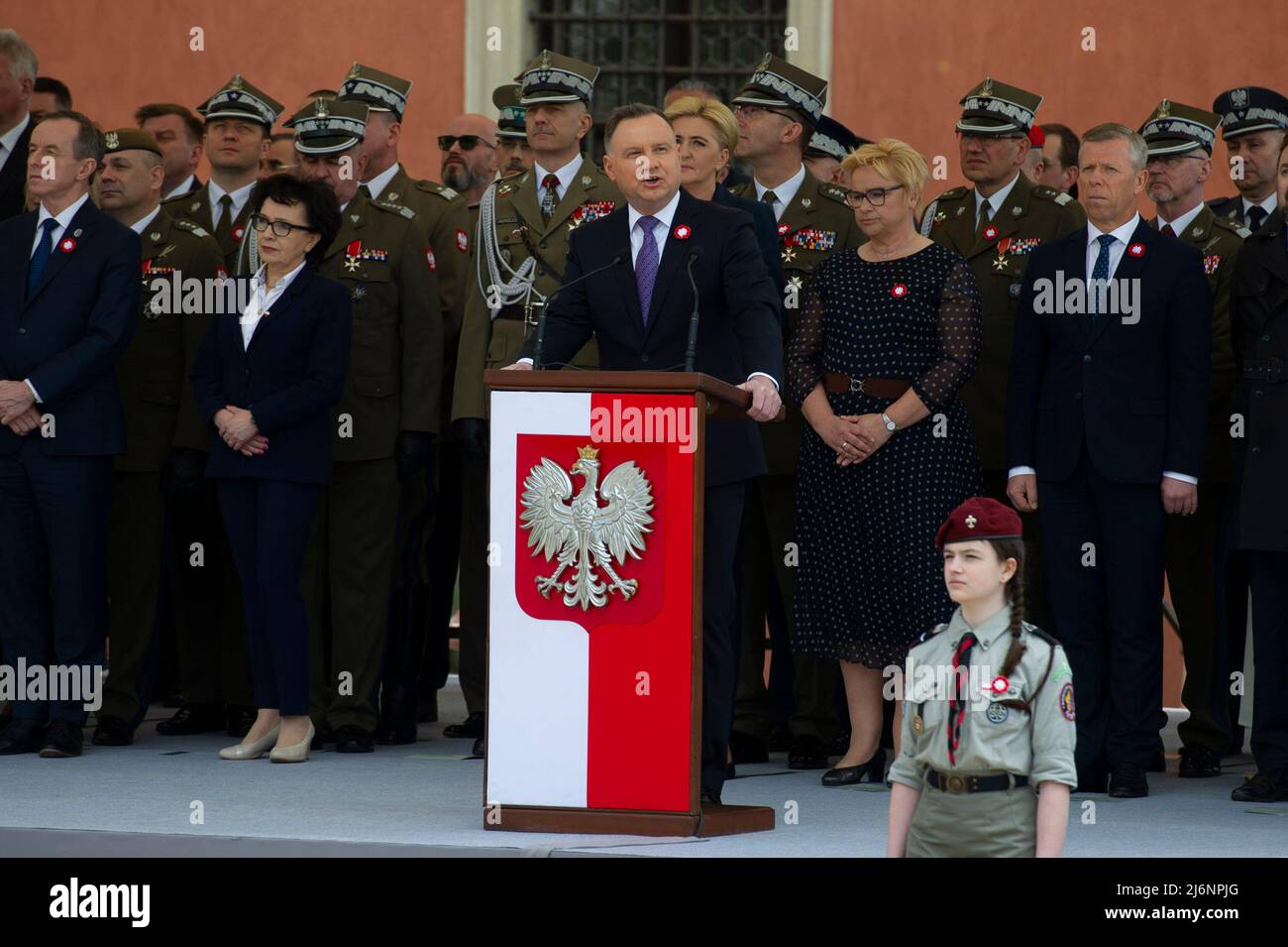 May 3, 2022, Warsaw, Warsaw, Poland Polish President ANDRZEJ DUDA