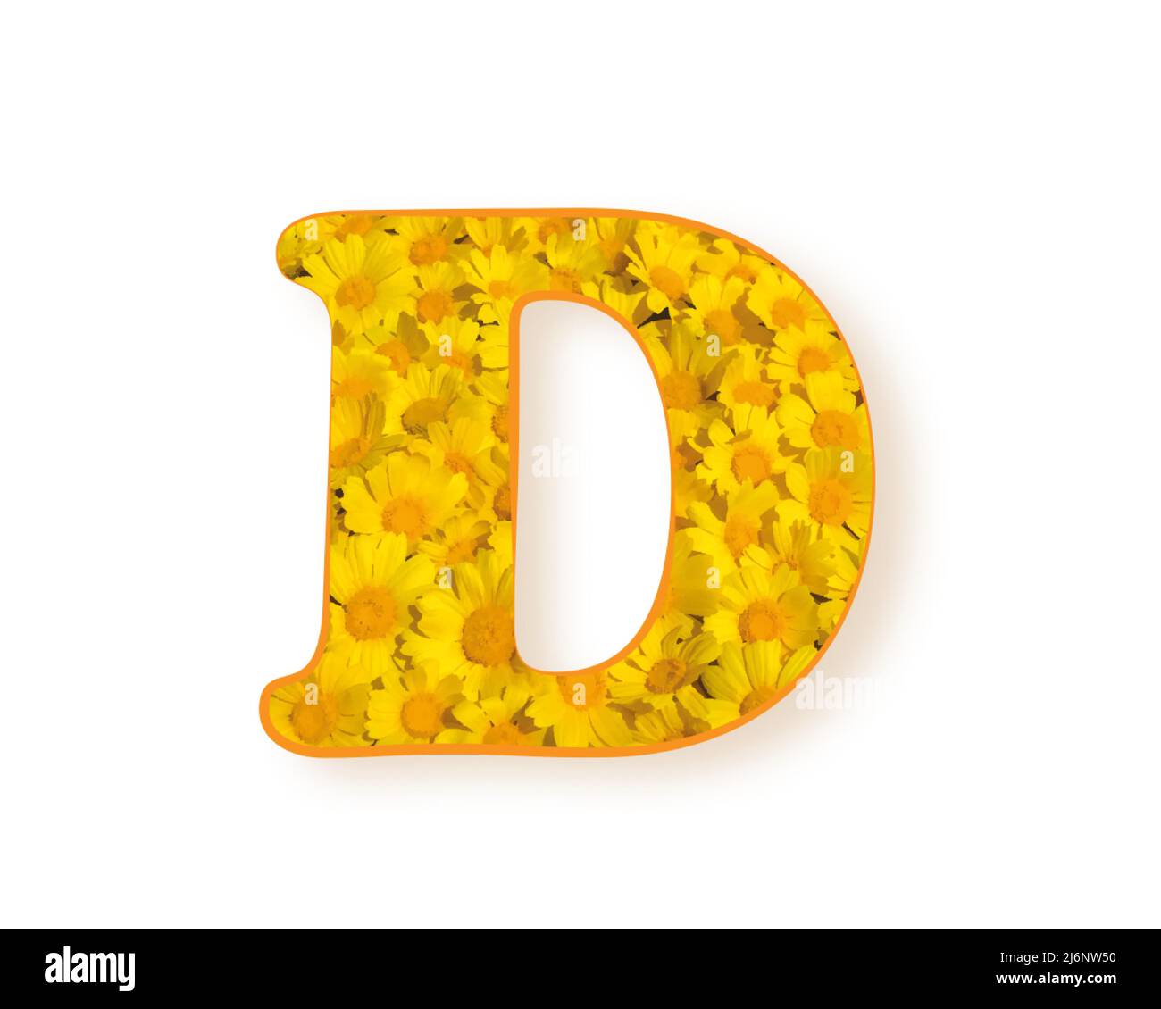 Big Small Letter D Isolated On Stock Illustration 230492497