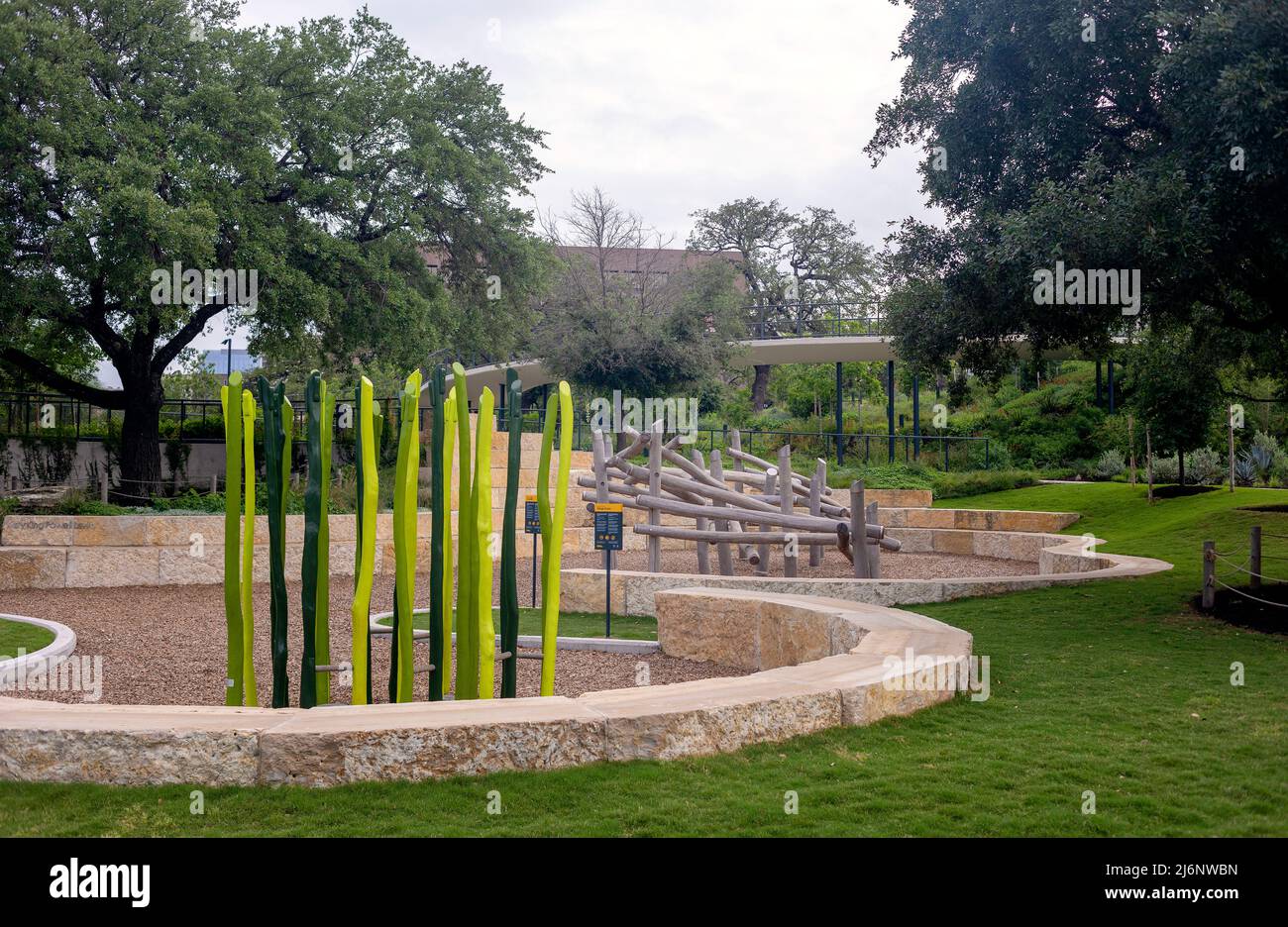 Waterloo Park, Austin, Texas Stock Photo