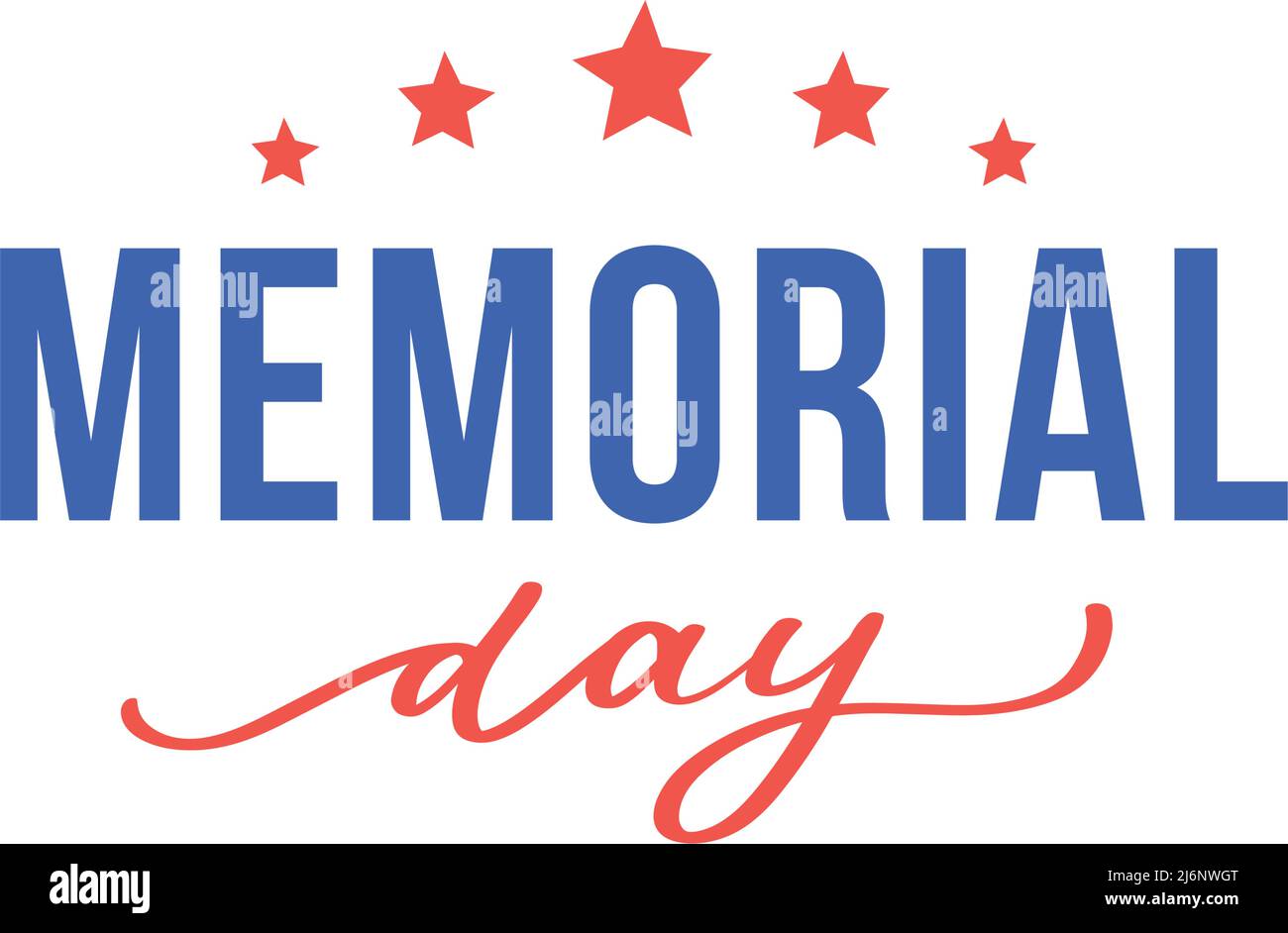Happy Memorial Day - Stars and Stripes Stock Vector Image & Art - Alamy