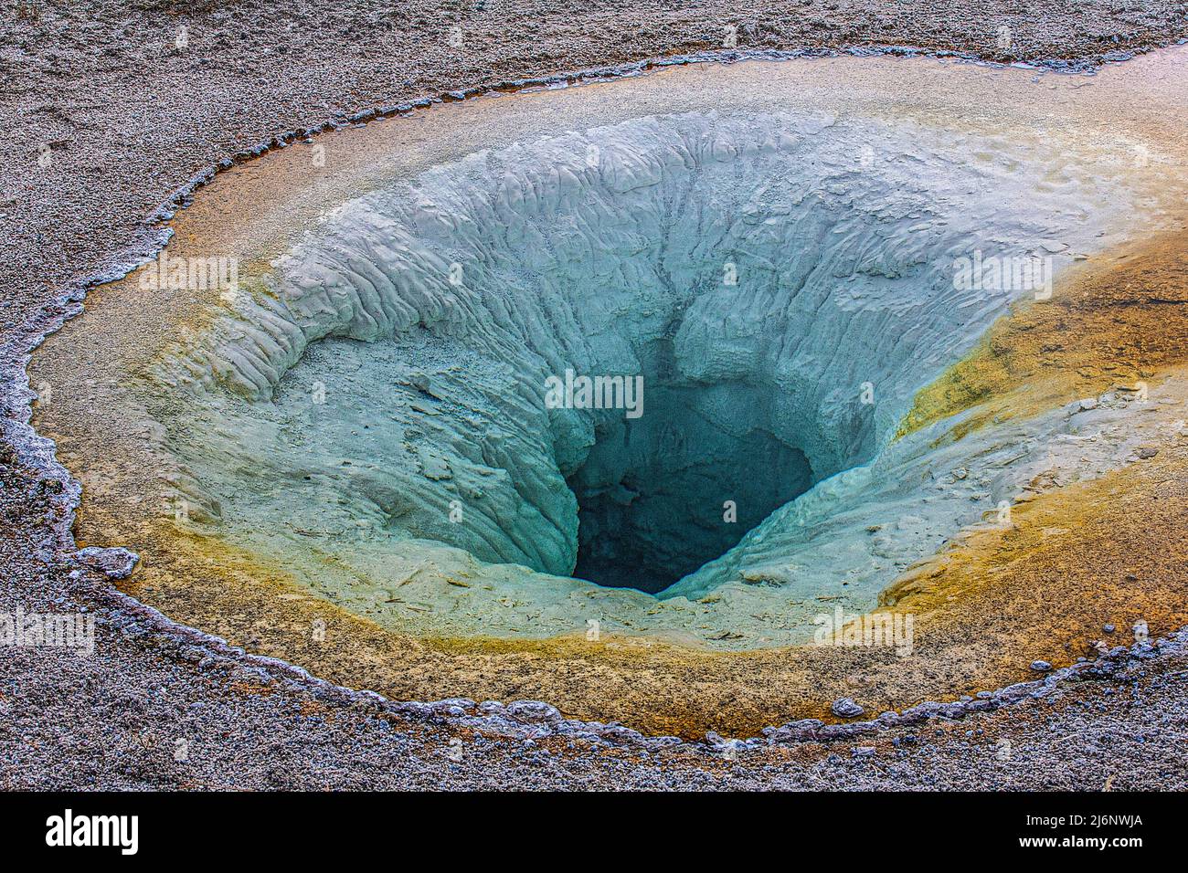 Classic Landscapes of the USA - The Yellowstone Tectonic Basin. Stock Photo