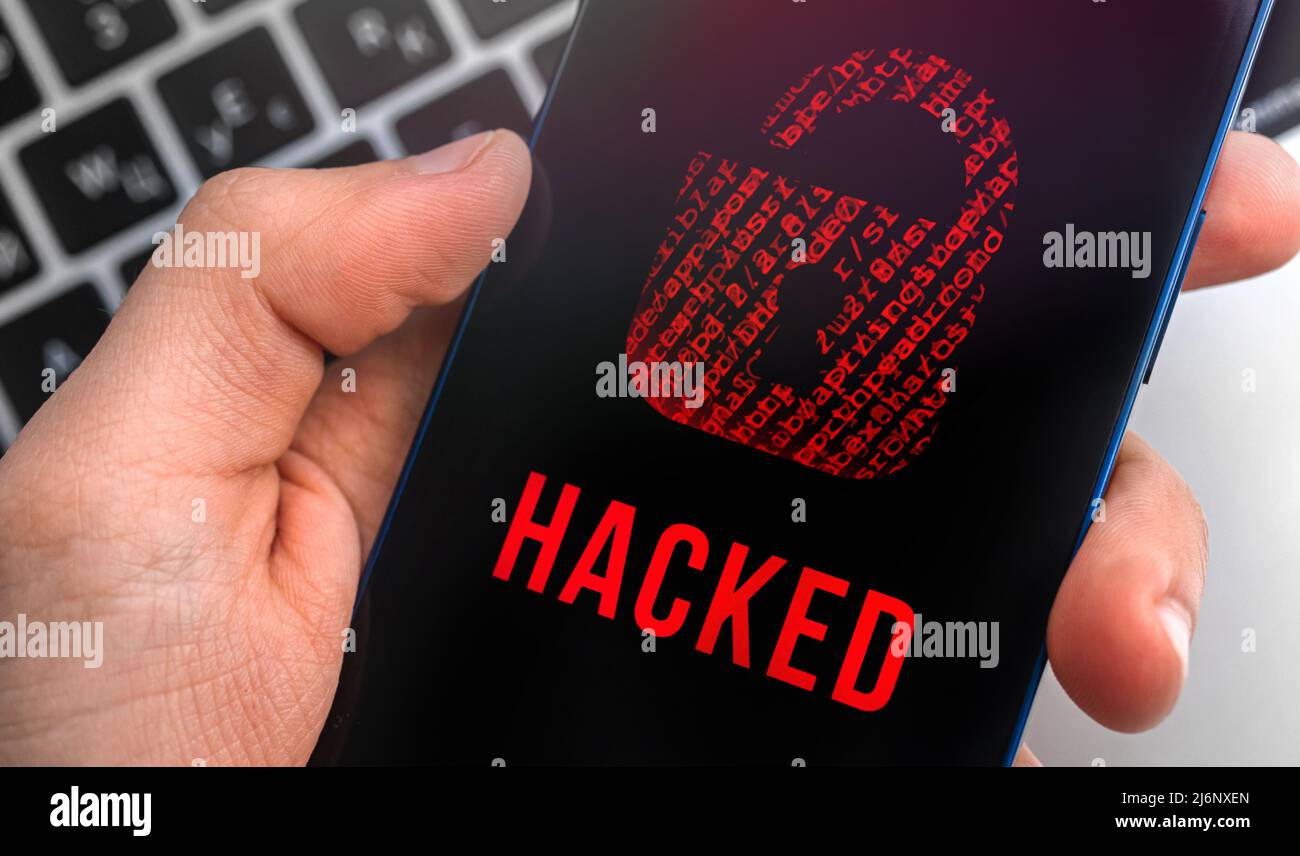 Hacking and cybersecurity, mobile data protection, privacy and security ...