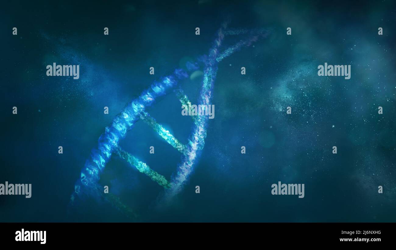 3d digital dna structure helix hi-res stock photography and images - Alamy