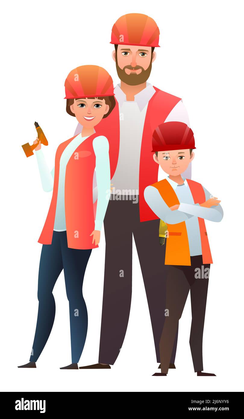 Builder Man Stock Illustrations – 46,325 Builder Man Stock