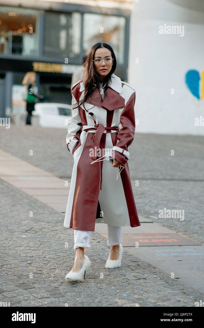 Street style, Yoyo Cao arriving at Stella McCartney Fall-Winter 2022-2023  show, held at Centre Pompidou, Paris, France, on March 7th, 2022. Photo by  Marie-Paola Bertrand-Hillion/ABACAPRESS.COM Stock Photo - Alamy