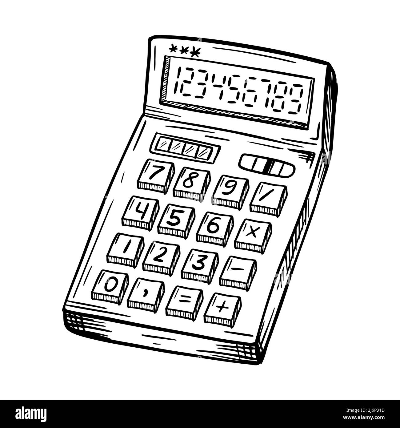 Sketch calculator hi-res stock photography and images - Alamy