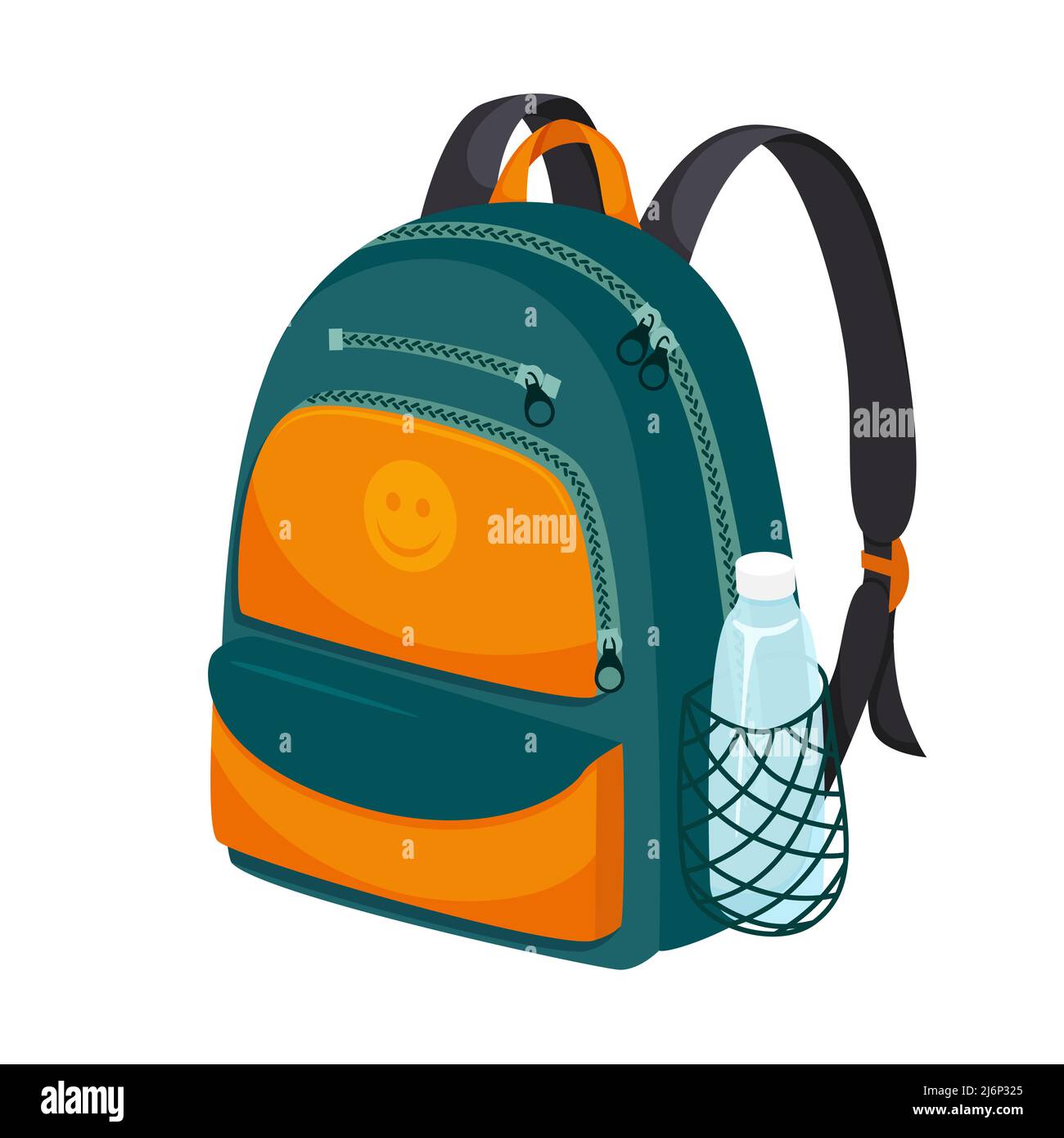 Cute school backpack Stock Vector Image & Art - Alamy