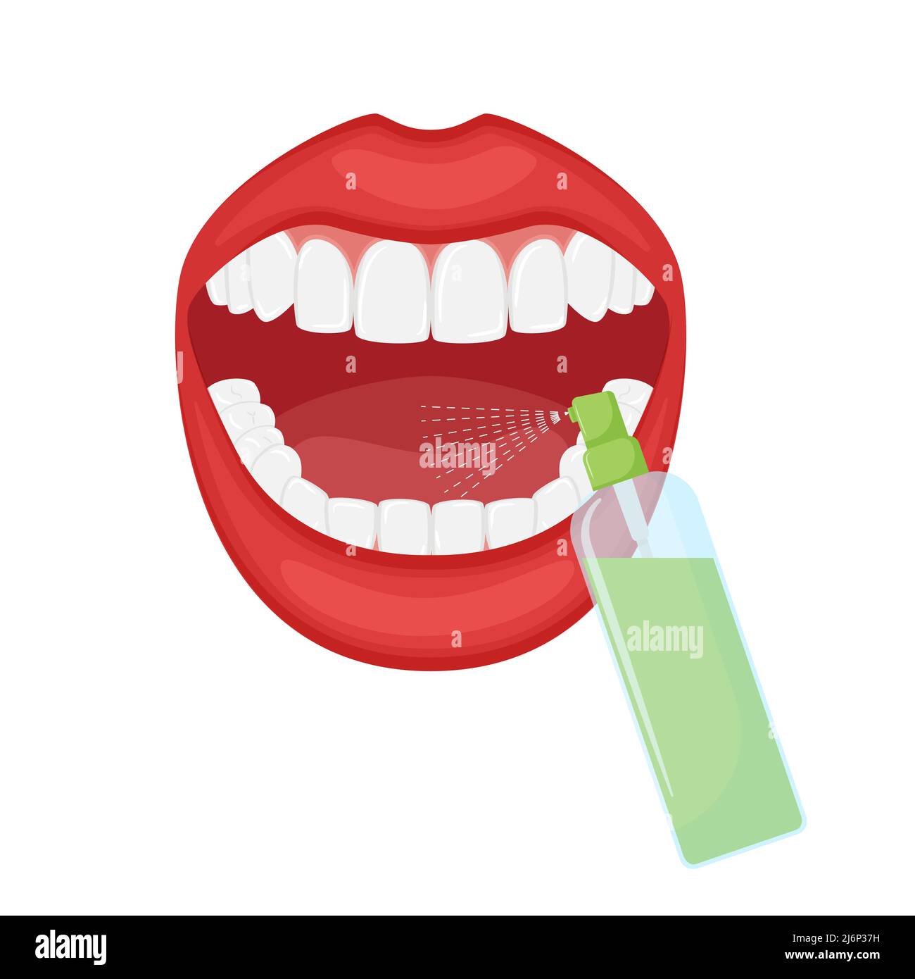 Breath freshener spray Stock Vector Images Alamy